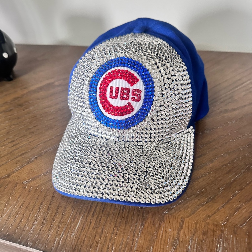 Chicago cubs rhinestone hat !!